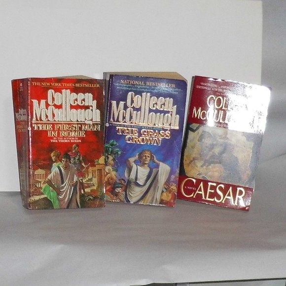 Books - (Set/3)- First Man in Rome, The Grass Crown & Caesar - Picture 1 of 1